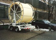 BRT 25 pipe drum transport trailer